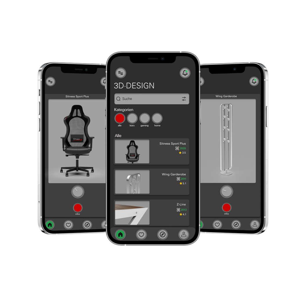 Andy Dittrich App Design Entwurf